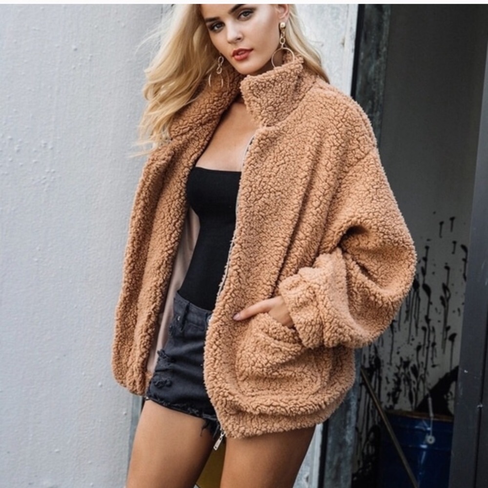 NWOT Teddy Coat
